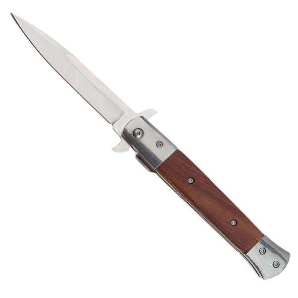 IdeallStore® olasz kés, Stilleto Mania, rozsdamentes acél, 22.5 cm,
ezüstözött, ezüstözött