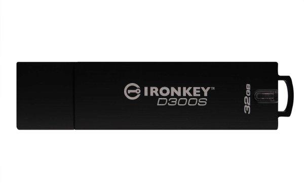 Kingston Technology IronKey D300S USB flash meghajtó 32 GB USB A típus 3.2 Gen
1 (3.1 Gen 1) Fekete