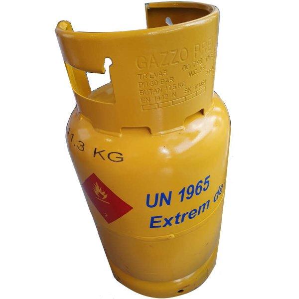 Gazzo Premium sárga LPG henger 26 liter 12,5 kg terheletlen