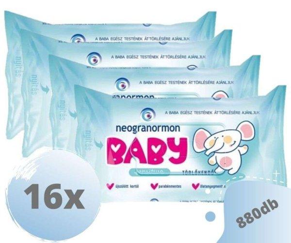 Neogranormon Baby Sensitive Törlőkendő 16x55db