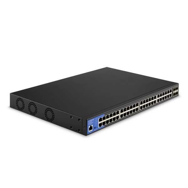 Linksys LGS352MPC-EU Switch LGS352MPC, 48x1000Mbps 4x10G SFP+, POE+ 740W
(48-Port Business managed POE+ Gigabit Switch + 4 SFP+ port)