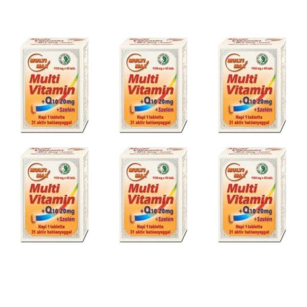 Dr. Chen Multi-max vitamin +Q10+ szelén tabletta 40db tabletta 6db-os csomag