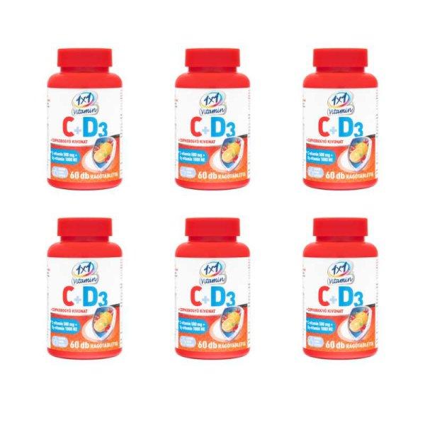Vitaplus Vitaday C-vitamin 500 mg 60db rágótabletta 6db-os csomag