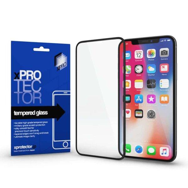 iPhone 11 Pro Max Üvegfólia - Xprotector fekete Full 3D üvegfólia