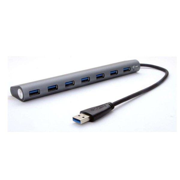 i-tec Metal USB 3.0 Hub 7 port  fekete (U3HUB778)