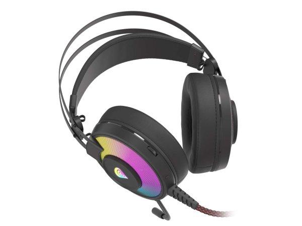 Genesis NSG-1656 Neon 600 RGB Gamer Fejhallgató #fekete