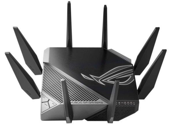 Asus ROG RAPTURE GT-AXE11000 Wireless Router Tri Band AX11000 1xWAN(1Gbps) +
1xWAN/LAN(2.5Gbps) + 4xLAN(1Gbps), ROG RAPTURE GT-AXE11000