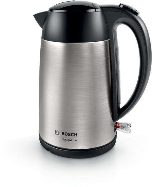 Bosch DesignLine TWK3P420 2400 W, 1.7 l fekete-ezüst vízforraló