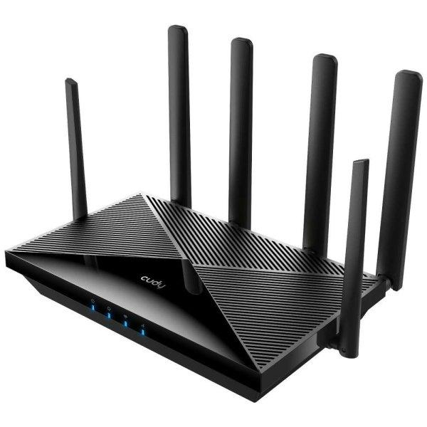 Cudy LT18 WiFi router Gigabit Ethernet Kétsávos (2,4 GHz / 5 GHz) 4G Fekete