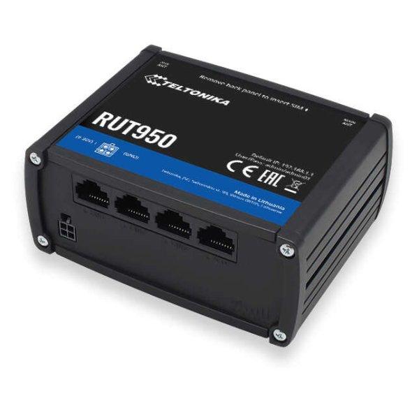 Teltonika RUT950 vezetéknélküli router Fast Ethernet Egysávos (2,4 GHz) 4G
Fekete