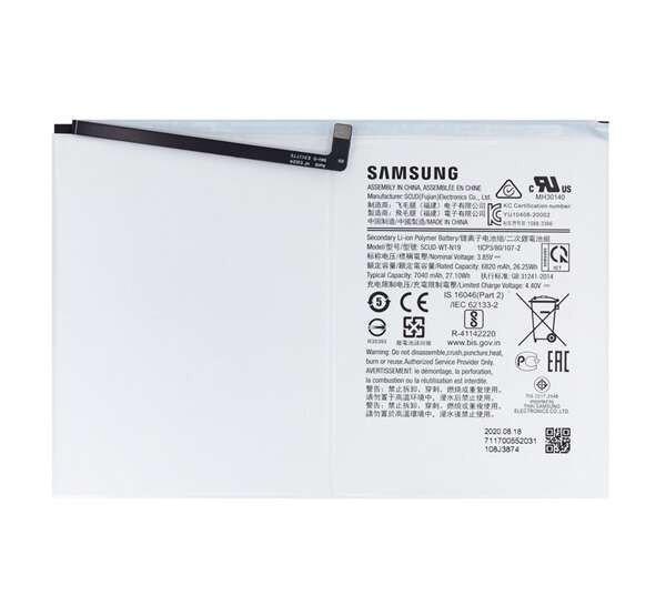 Samsung Galaxy Tab A7 10.4 (2022) WIFI SM-T503 / Samsung Galaxy Tab A7 10.4
(2020) LTE SM-T505 / Samsung Galaxy Tab A7 10.4 (2020) WIFI SM-T500 SAMSUNG akku
7040 mAh LI-ION