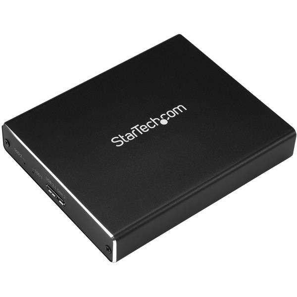 StarTech.com SM22BU31C3R tárolóegység burkolat Külső SSD ház Fekete M.2