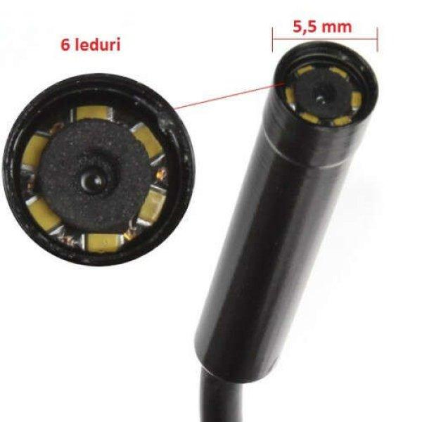 Autó vizsgálat endoszkóp kamera iUni Spy EE10, 10 m, Vízálló