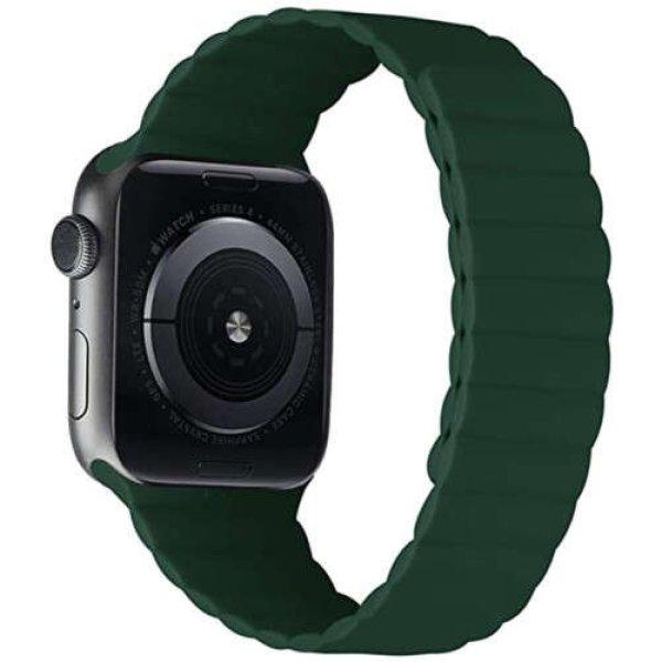3 db iUni Apple Watch kompatibilis szíj 1/2/3/4/5/6/7, 44mm, szilikon, piros,
zöld, türkiz/kék, piros, zöld, türkiz/kék