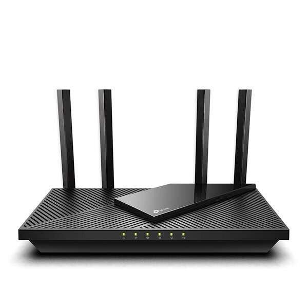 Vezeték nélküli router TP-Link Archer AX55 Pro, AX3000, kétsávos, Wi-Fi 6,
OneMesh támogatott, HomeShield, 2,5 Gbps port