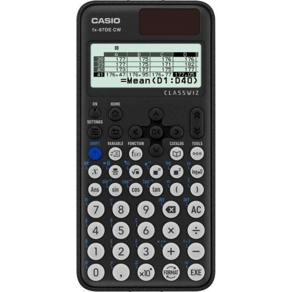 Casio FX-87DE CW Tudományos számológép Fekete FX-87DE CW
