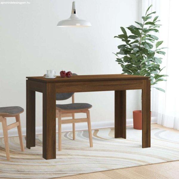 vidaXL barna tölgyszínű szerelt fa étkezőasztal 120 x 60 x 76 cm