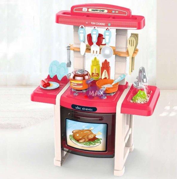 Vagány játékkonyha működő mosogatóval és rengeteg kiegészítővel kis
szakácsoknak 49 x 28 x 65 cm (BBMJ)