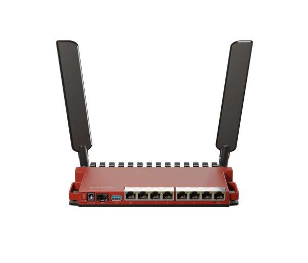 Mikrotik L009UiGS-2HaxD-IN vezetéknélküli router Gigabit Ethernet Egysávos
(2,4 GHz) Vörös