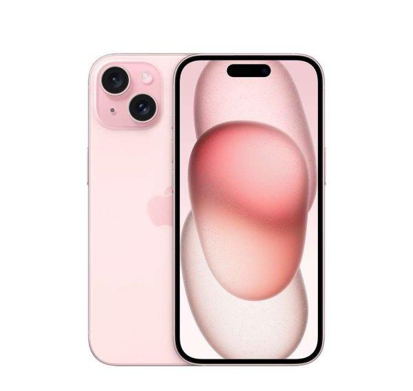 Apple iPhone 15 128GB 6GB RAM Mobiltelefon, Pink