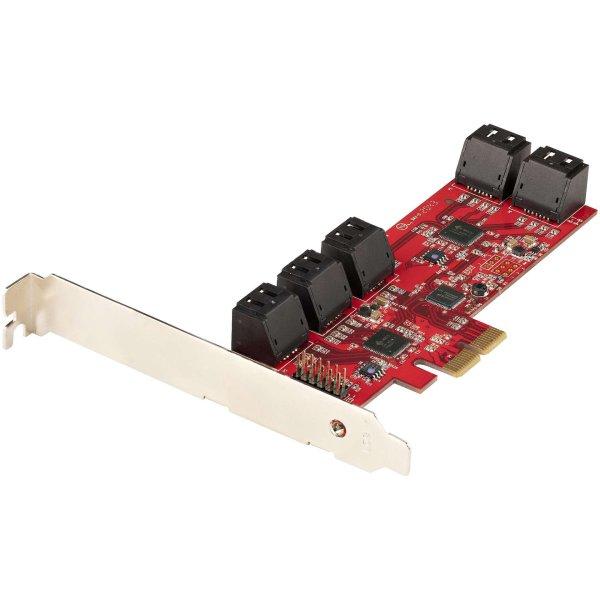 Startech 10P6G-PCIE-SATA-CARD 10x belső SATA port bővítő PCIe kártya