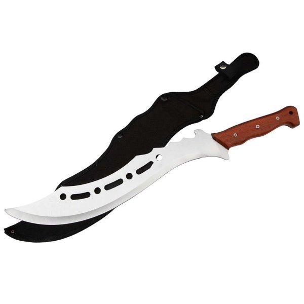 Ideallstore® vadászmachete, Oriental Blade, rozsdamentes acél, 58 cm, barna