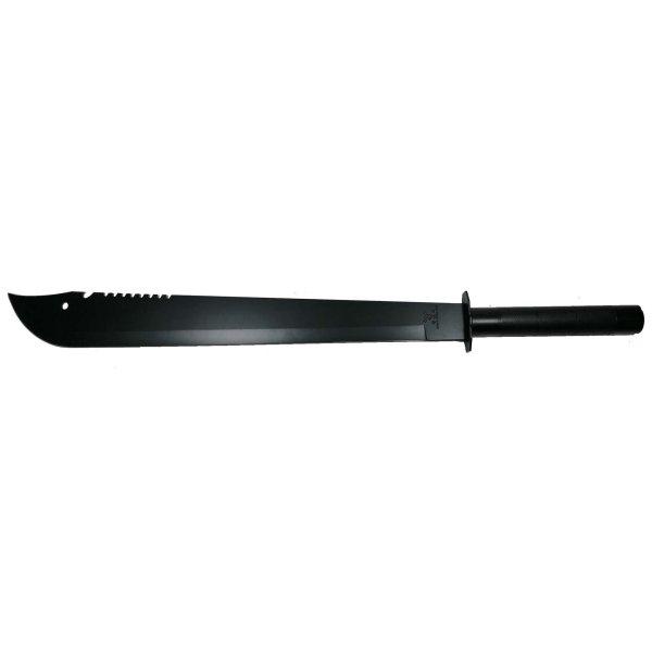 IdeallStore® Vadászkard, Ninja penge, rozsdamentes acél, 82 cm, fekete