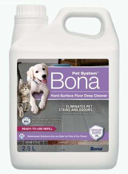 Bona Pet System laminált, vinyl és kerámia padlóhoz mélytisztító spray 1
liter