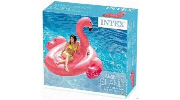 Intex Óriás Flamingó sziget 218x211x136cm