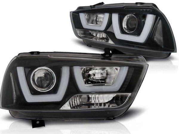 Dodge Charger Lx Ii 2011-2015 Fekete Tube Light Első Lámpa