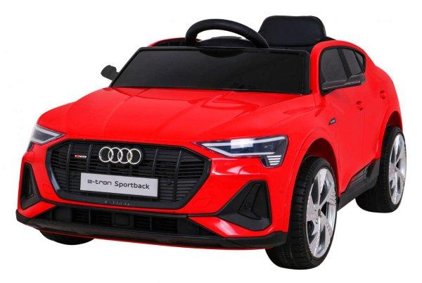Audi E-Tron Sportback piros elektromos autó