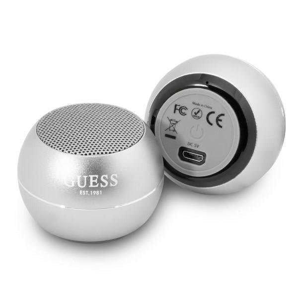 Guess Bluetooth hangszóró GUWSALGEG mini hangszóró szürke