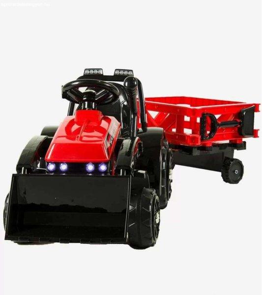 SZOMIK Elektromos Traktor Gyermekeknek TRAK-SX-2 - piros