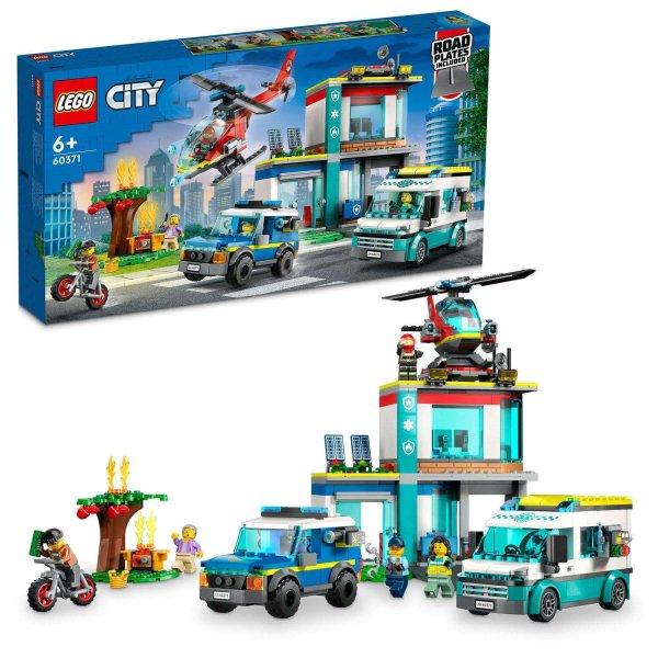 LEGO® City Police Mentő járművek központja 60371