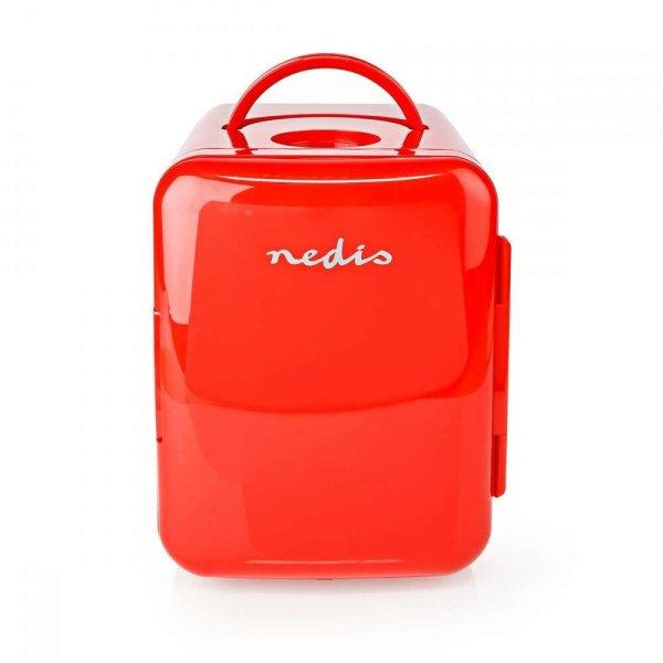 Nedis KAFR120CRD 4L, 50 W Piros hordozható mini hűtőszekrény