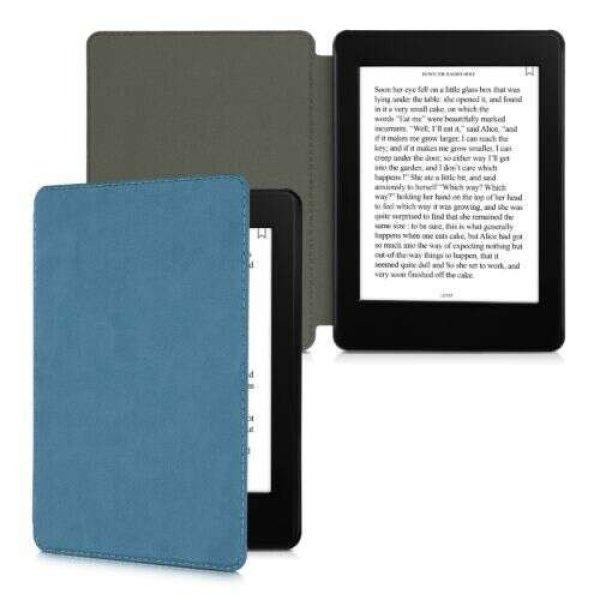 Huzat Amazon Kindle Paperwhite 11, Kwmobile, kék, öko-bőr, 57159.78