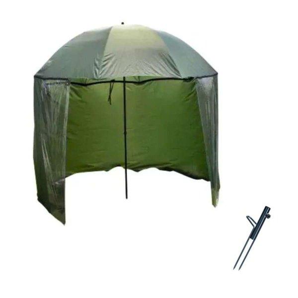 Carpzoom 250cm sátras horgászernyő szúnyoghálóval