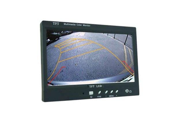 ABM univerzális 7'' TFT-LCD monitor-tolatókamera  (12/24V teherautókhoz)
audio bemenettel ABM CAM-M7001A/PO