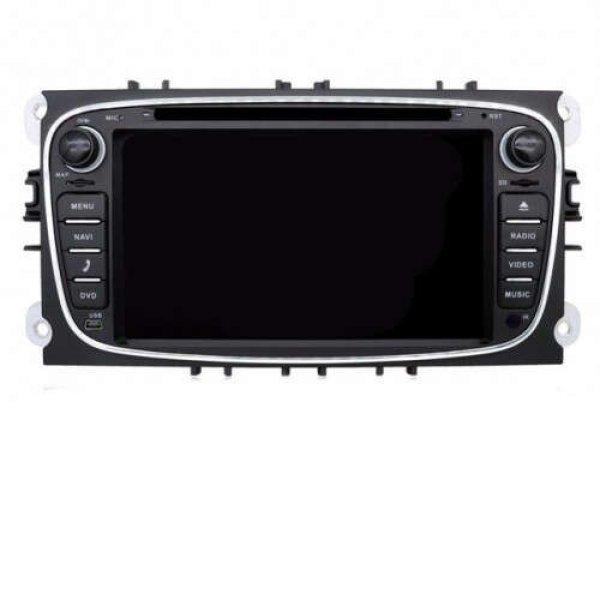 2 din multimédia fejegység GPS – 7” - 2 din fejegység, DVD (Ford Focus 2,
Mondeo, Galaxy, S-MAX, Connect autókba) fekete
