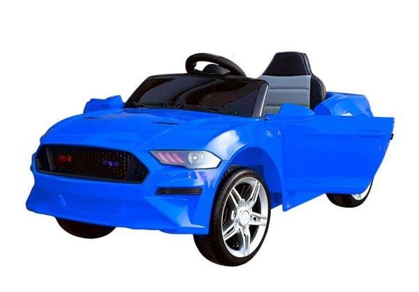 Mustang GT Hasonmás kék 12V Elektromos kisautó 2.4GHz szülői
távirányítóval, nyitható ajtóval,EVA kerekekkel 4115-4780