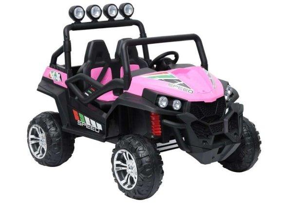Buggy Sport XXL 2 személyes 12V Elektromos kisautó 4db (45W) motorral  2.4GHz
szülői távirányítóval, nyitható ajtóval, EVA kerekekkel Pink színben
4606
