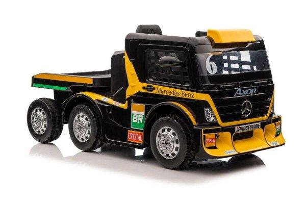 Mercedes Axor XMX622B 2 motoros 24V Elektromos kamion LCD sárga 4247