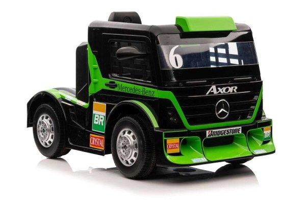 Mercedes Axor XMX622B 2 motoros 24V Elektromos kamion  zöld 4254