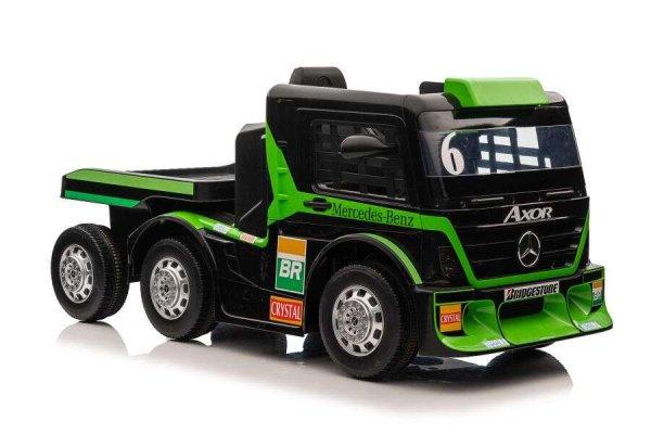 Mercedes Axor XMX622B 2 motoros 24V Elektromos kamion LCD zöld 4246