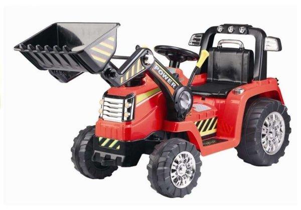 Elektromos Traktor 12V Elektromos Gyermekjármű, piros