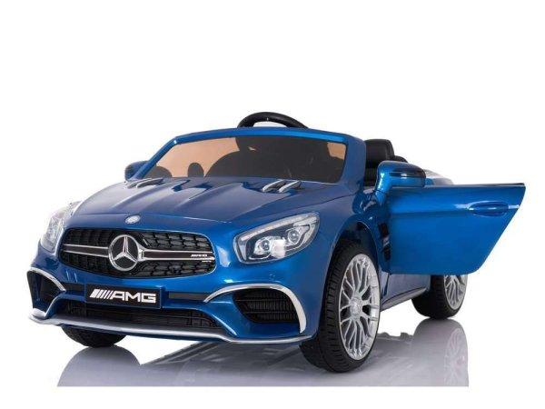 Mercedes SL65 lakkozott kék 12V elektromos kisautó szülői távirányítóval
2.4GHz szülői távirányítóval, nyitható ajtóval, EVA kerekekkel 7285