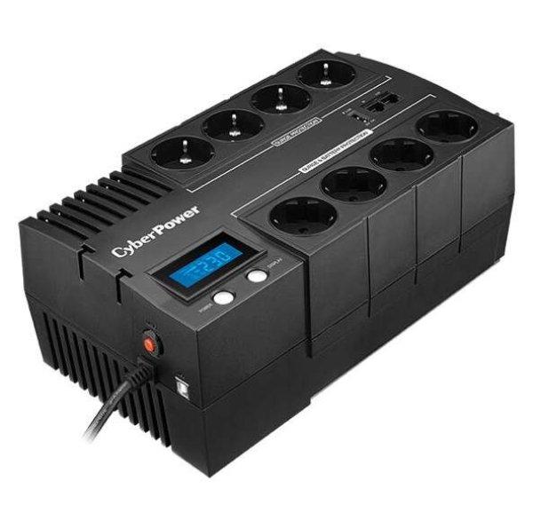 CyberPower 700VA UPS 8 aljzat - Fekete (BR700ELCD-FR)