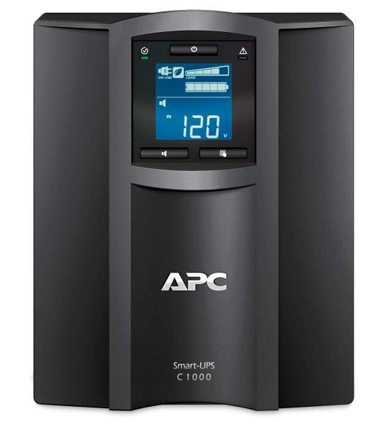 APC C-Series LCD 1000VA / 600W SmartConnect Vonalinteraktív Smart-UPS
