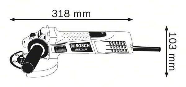 Bosch GWS 7-115 E Professional Sarokcsiszoló