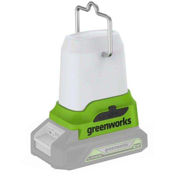 Greenworks G24LA700 Kempinglámpa - Zöld/Fekete